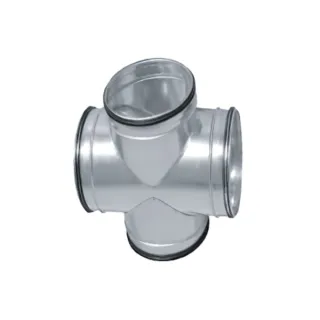 Chia 4 hướng ống gió tròn