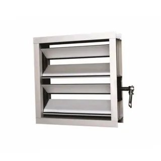 Van gió vuông cánh đúc tay gạt MLD